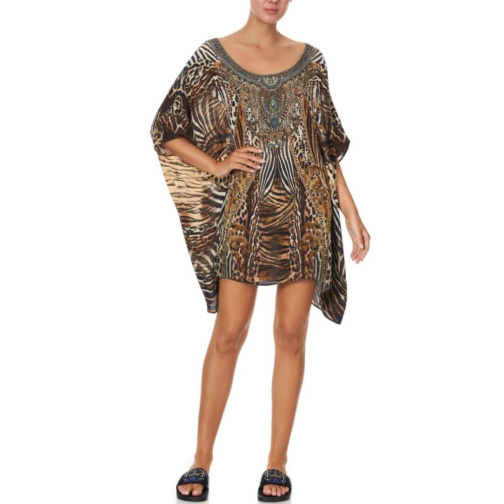 Camilla Animal Print Swim Coverup